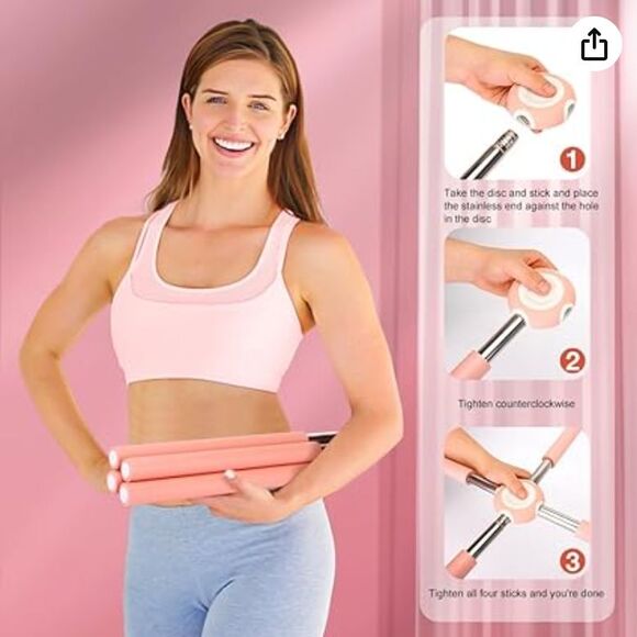 Posture Correcter and Back Straightener Yoga Sticks for Adults and Kids - Picture 5 of 5